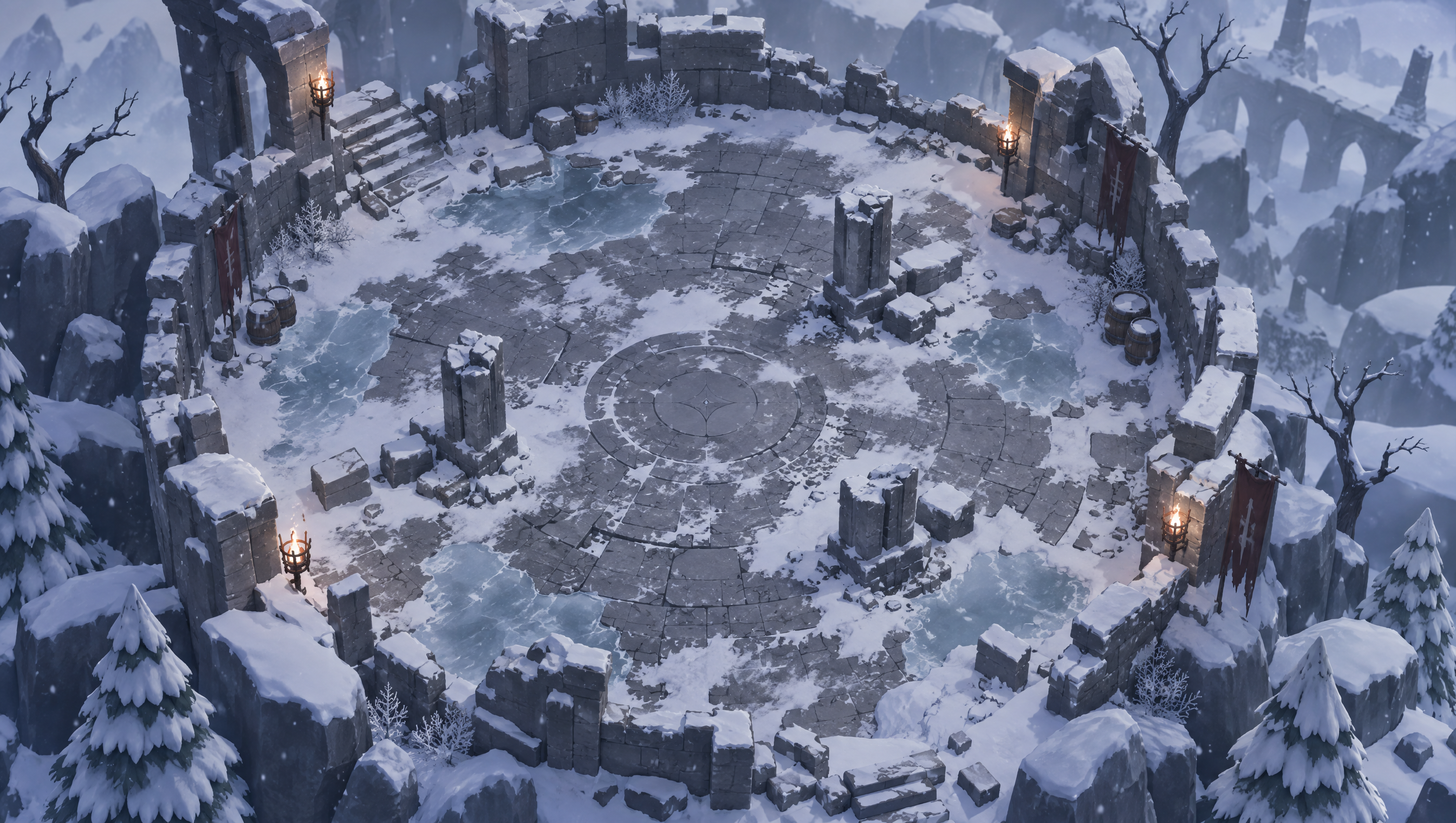 The frozen Arena